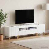 Cumpara ieftin Set de 3 piese pentru TV cu LED ARNHEM 3 buc. Alb foarte lucios
