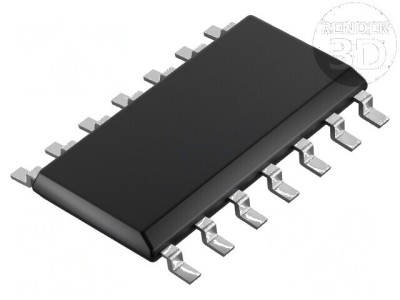 Amplificator operațional IC 250kHz SO14 2,5-5,5VDC 1pA foto