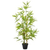 Bambus artificial in ghiveci Outsunny, 120 cm, verde | Aosom Romania