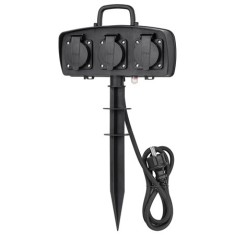 Prelungitor gradina 3 posturi 1.5m ip44 16a 250v