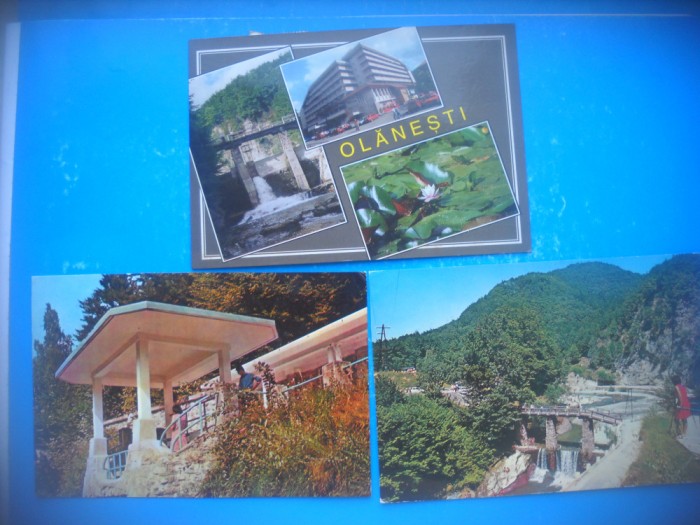 HOPCT LOT 3935 - 3 CARTI POSTALE-OLANESTI . -JUD- VALCEA-CIRCULATE