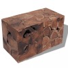 VidaXL Taburete/măsuță de cafea din lemn de tec masiv 274355