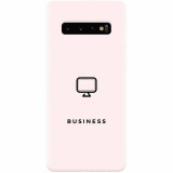 Husa silicon personalizata pentru Samsung Galaxy S10 Plus, Business