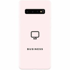 Husa silicon personalizata pentru Samsung Galaxy S10 Plus, Business foto