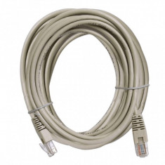 Cablu Patchcord UTP Cat 5E, 5m, culoare gri foto