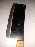 satar masiv vechi/VINTAGE pentru macelarie sau uz casnic in bucatarie,35 cm,T.GR
