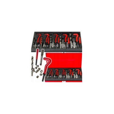 Kit profesional de reparare filete M5-M12 131 elemente VERKE foto
