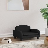 Gossi pat de caini, negru, 50x40x30 cm, textil