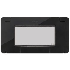 Rama Ornament 4M Vimar Neve IP55 negru 09914.04