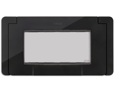 Rama Ornament 4M Vimar Neve IP55 negru 09914.04 foto