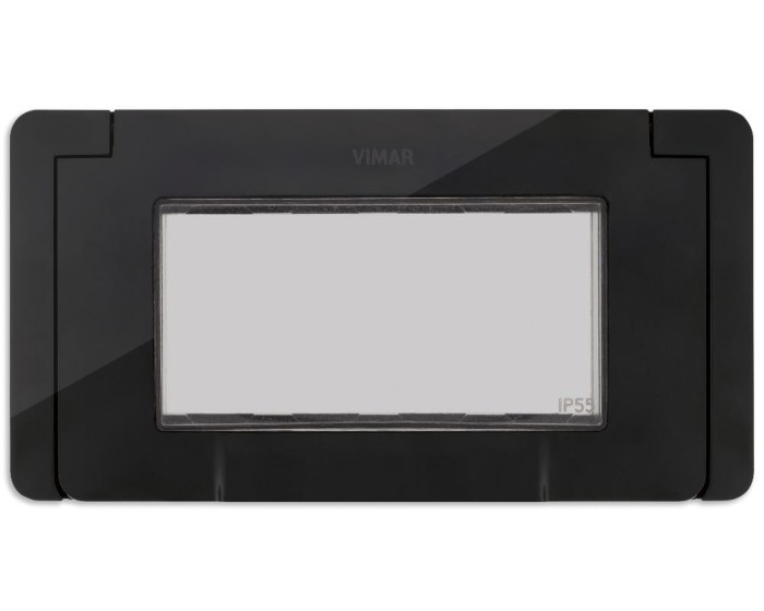 Rama Ornament 4M Vimar Neve IP55 negru 09914.04