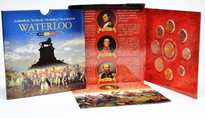 Belgia 2017 -Set monetarie 1 cent - 2 euro + (2 x 2 euro com. ) - folder / BU foto