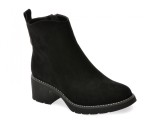 Ghete ALDO negre, JI50072, din piele intoarsa