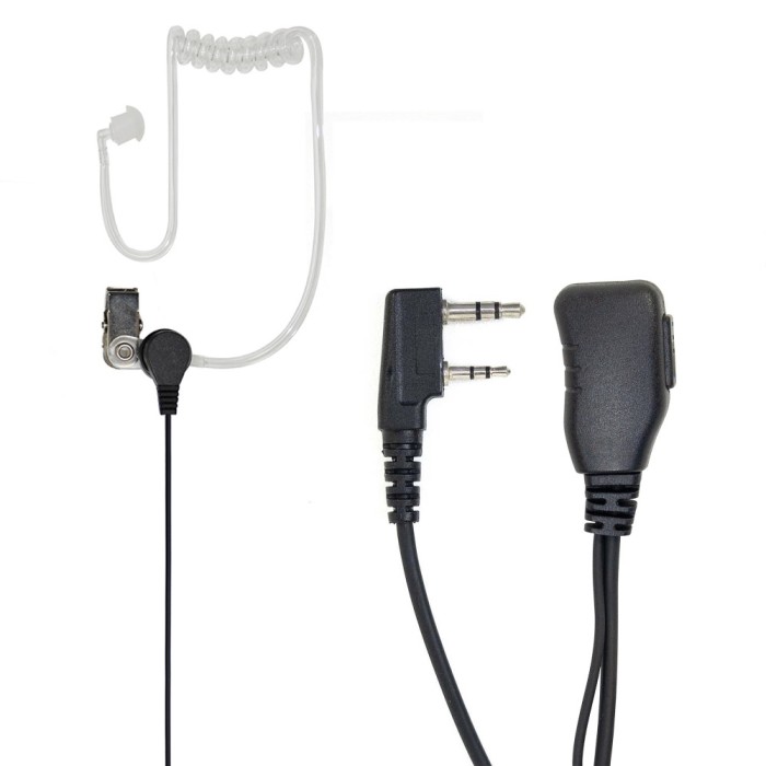 Resigilat : Casca cu microfon si tub acustic PNI HS82L cu 2 pini mufa PNI-K, lungi