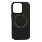Husa Telefon Silicon MagSafe Apple iPhone 15 6.1 Matte Black