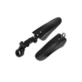 Apărătoare de noroi reglabile pentru bicicletă, față și spate, pentru copii, compatibilă cu 14-18in &ndash; Negru