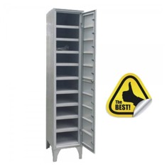 VESTIAR METALIC INCHIDERE DEDICATA 10 CASETE 170/10/AC, 400x500x1800 mm (LxlxH), Italia