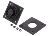 Conector circular soclu mamă 6 pini 5A 277V BULGIN PXV0767/S profil jos