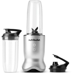 Blender Nutribullet Ultra, NB1206S, 1200 W, 1 viteza si functie Pulse, cupa 0.7l, cupa 0.9l, 4 accesorii, argintiu