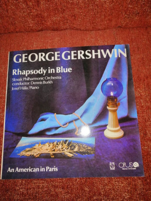 George Gershwin Rhapsody in Blue An American in Paris Opus vinil vinyl foto