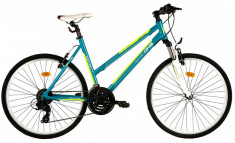 Bicicleta Dama Dhs Contura 2666 495mm Verde Smarald 26 foto