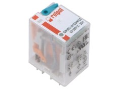 Releu electromagnetic RELPOL DPDT 220VDC 12A R2N-2012-23-1220-WTLD