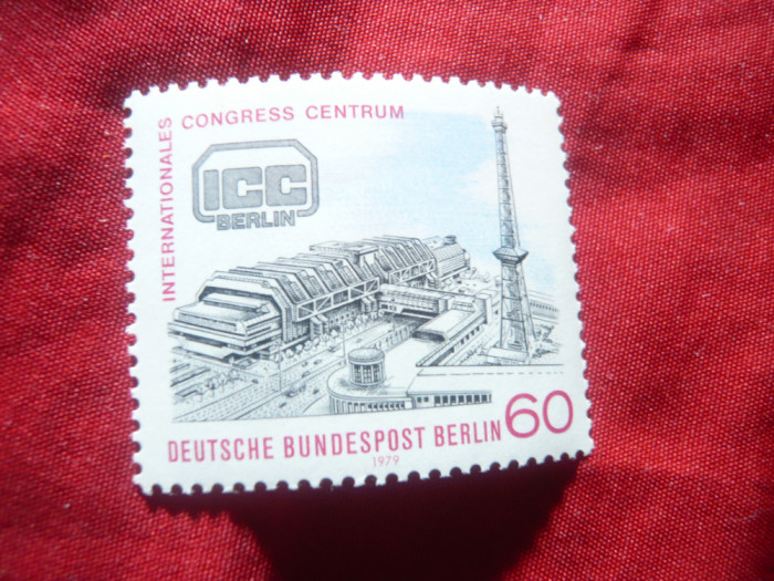 Serie 1 valoare Berlin 1979 - Centrul Congreselor , val. 60pf