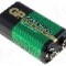Baterie 6LR61, 9V, clorura de zinc, GP - GP1604GLF-2UE1