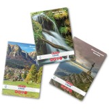 Caiet dictando, format A4, 60 file hartie 70g/mp, coperti Discover Romania, Herlitz
