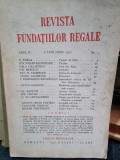 Revista Fundatiilor Regale - Anul IV 1 Ianuarie1937 Nr. 1