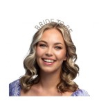 Tiara Mireasa Bride To Be Rose Gold Metalica Godan, Petrecere Burlacite, Nunta, Sedinta Foto