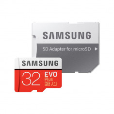 Card de memorie Samsung EVO Plus 32 GB MB-MC32GA/EU + Adaptor SD, Memorie interna de tip USH-I foto