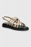 Vagabond Shoemakers sandale de piele CONNIE femei, culoarea bej, 5757-501-09