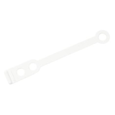 Set elastice profesionale culoare Maro pentru bigudiuri lungime 7,5 cm Late - 50 buc