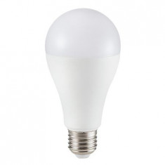 Bec LED E27 15W alb rece V-TAC, A65 6400K, cip samsung