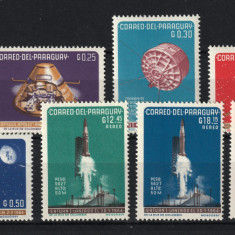 Paraguay, 1964 | Explorarea spaţiului - Ranger, Saturn - Cosmos | MNH | aph