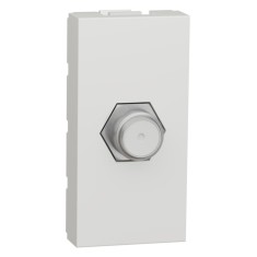 Priza TV mama Schneider Electric Noua Unica NU346818, conector tip F, modulara - 1, alba