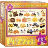 Puzzle 100 piese Halloween Treats, Jad