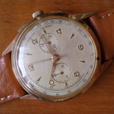 CHRONOGRAPH SUISSE Lemania 1270 aur 18K