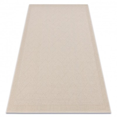 Covor din l&amp;acirc;nă VILLA 7636/68200 Zigzag SIZAL, țesut plat bej , 240x340 cm foto
