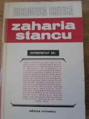 ZAHARIA STANCU INTERPRETAT-COLECTIV-227743 foto