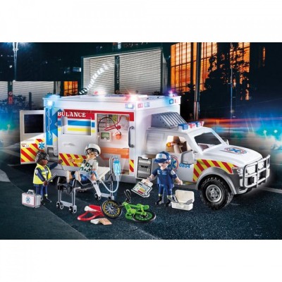Playmobil - Ambulanta Cu Lumini Si Sunete foto