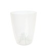 Masca ghiveci orhidee Coubi, rotunda, plastic, transparent, D 13 cm