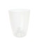 Masca ghiveci orhidee Coubi, rotunda, plastic, transparent, D 13 cm