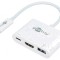 Adaptor HDMI 1.4 USB 3.0 0,15m Alb 60W