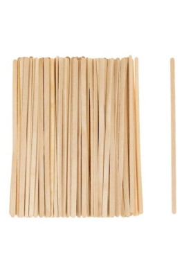 Set Betisoare Lemn pentru Creatii, Culoare Naturala, Dimensiuni 19x0.5 cm, 100 Bucati foto