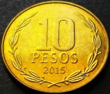 Cumpara ieftin Moneda exotica 10 PESOS - CHILE, anul 2015 * cod 503