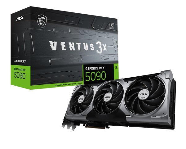 Placa Video MSI GEFORCE RTX 5090 VENTUS 3X OC 32GB