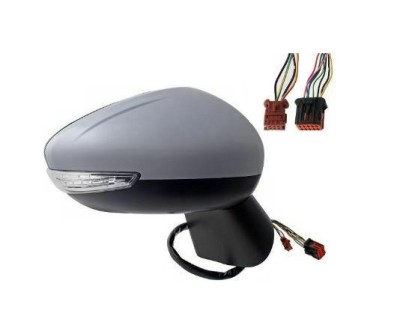 Oglinda usa exterioara Citroen C3 Aircross, 10.2017-, partea Dreapta, reglare electrica; grunduit; incalzit; sticla convexa; geam cromat; Senzor de t foto