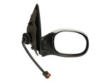 Oglinda exterioara Peugeot 206 (2_) 08.2003-04.2009 (fara COUPE) partea dreapta View Max crom convex carcasa prevopsita grunduita reglare electrica c